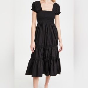 o.p.t. Square Neck Smocked Maxi Dress